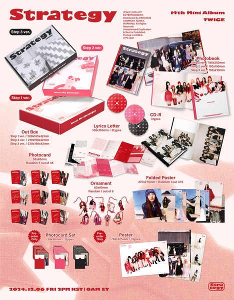 TWICE - STRATEGY (incluye set photocard preventa)