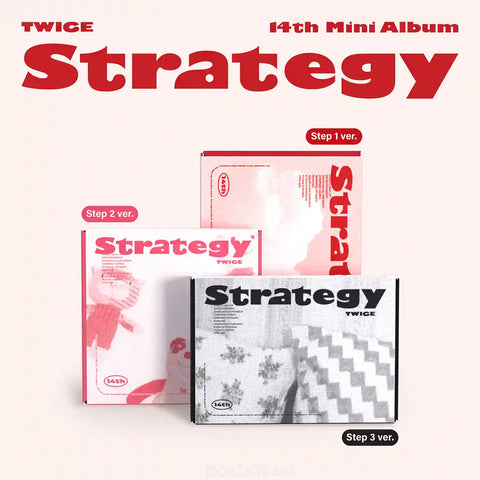 TWICE - STRATEGY (incluye set photocard preventa)