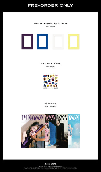 IM NAYEON - 1st mini album (Incluye poster y preventa)