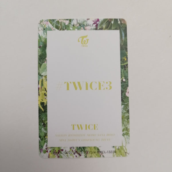 TWICE - #TWICE3 "Regular" ver. (abierto) 3rd album compilatorio