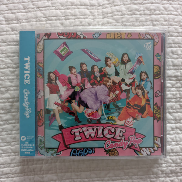 TWICE - Candy Pop Limited edition "Once Japan" ver. (abierto) 2th single