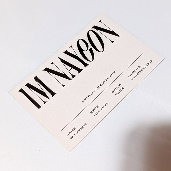 Business Card IM NAYEON