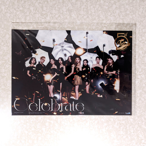 Twice 'Celebrate' Clear Poster A4 (POB)