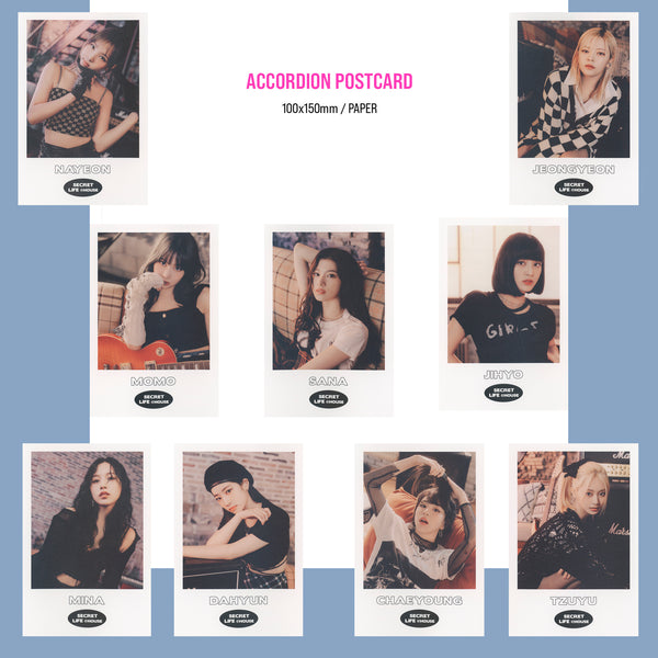 TWICE SEASON'S GREETINGS 2023 - ACORDEON + POLAROID ('SECRET LIFE' @HOUSE)