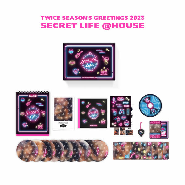 TWICE SEASON'S GREETINGS 2023 - ACORDEON + POLAROID ('SECRET LIFE' @HOUSE)