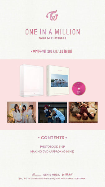 TWICE - 1ST PHOTOBOOK ONE IN A MILLION